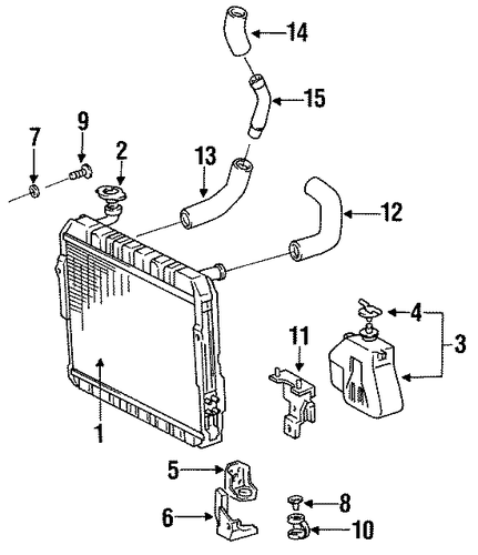 Land Cruiser RADIATOR & COMPONENTS