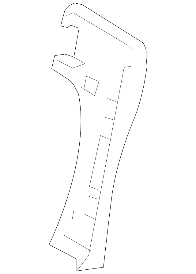 72833-02020 Деталь BACK PANEL
