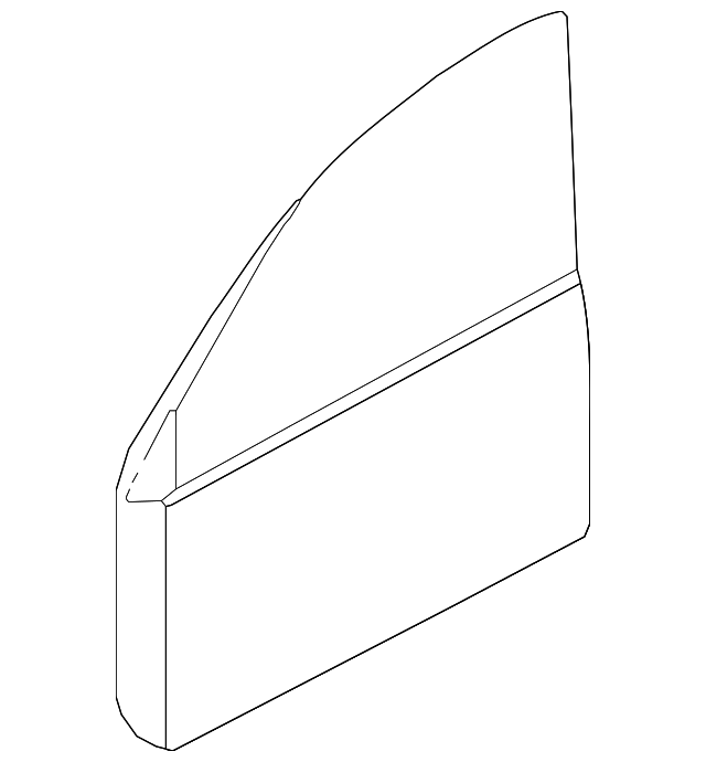 MN150435 Деталь DOOR SHELL, LEFT
