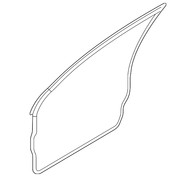 5725A251 Деталь DOOR W'STRIP, LEFT