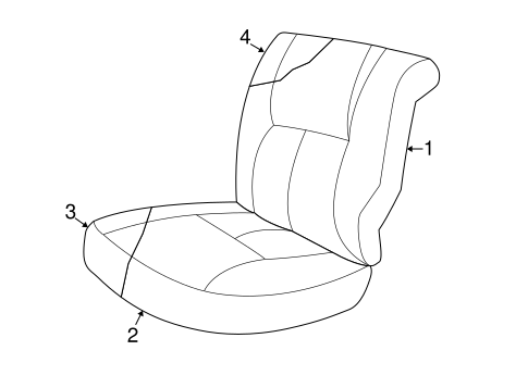Intrepid REAR SEAT COMPONENTS