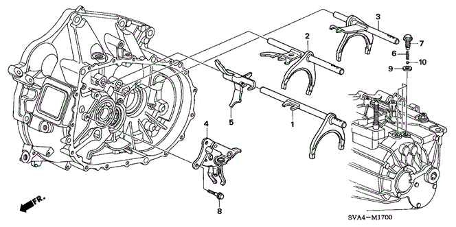 CIVIC COUPE SHIFT FORK (2.0L)