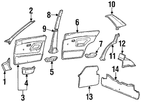 Mirage INTERIOR TRIM 2