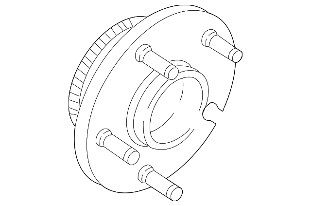 52070321AA Деталь HUB & BEARING, RIGHT