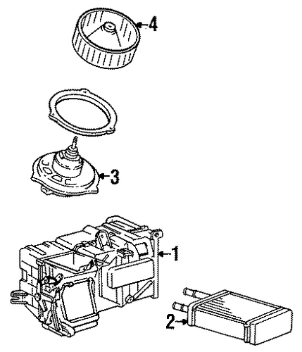 Corolla HEATER COMPONENTS