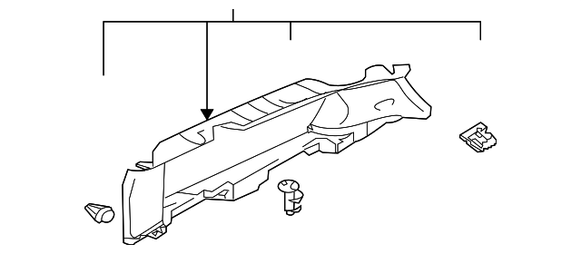 MR559720HA Деталь UPPER QTR TRIM, RIGHT