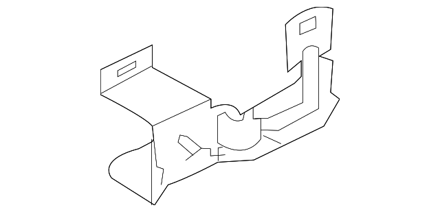 MR962438 Деталь LOWER QTR TRIM MOUNT BRACKET, LEFT