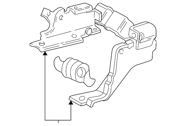 15710355 Деталь SEAT SUPPORT, LEFT