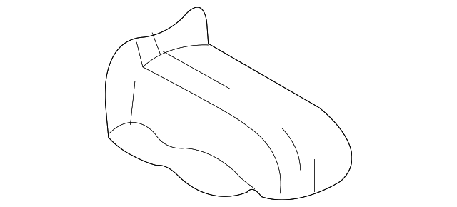 15956081 Деталь SEAT BACK FRAME, LEFT
