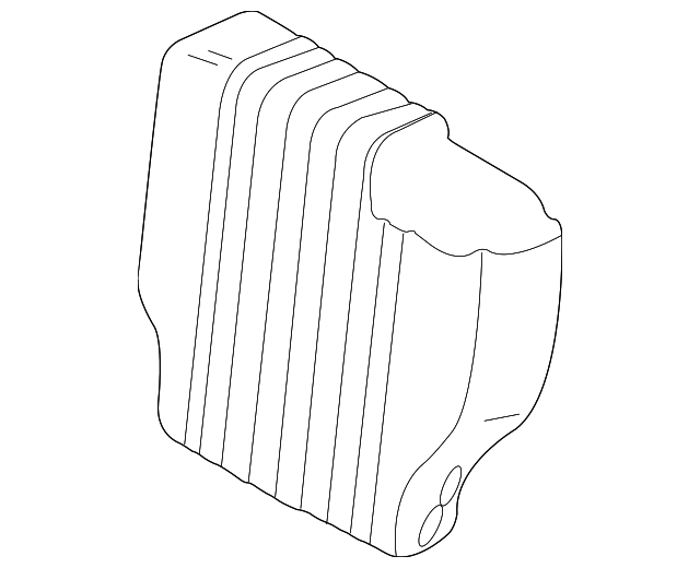 15714080 Деталь SEAT BACK COVER, LEFT
