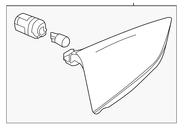 26180-3NF0A Деталь MARKER LAMP ASSY, RIGHT