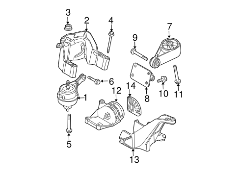 Cooper ENGINE & TRANS MOUNTING 2