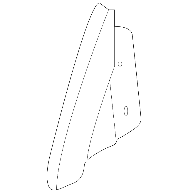15720540 Деталь WINDSHIELD FRAME FILLER, RIGHT