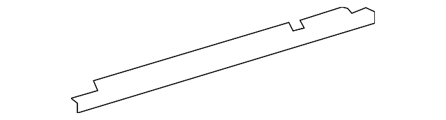 75740-12430 Деталь BELT MOLDING, LEFT