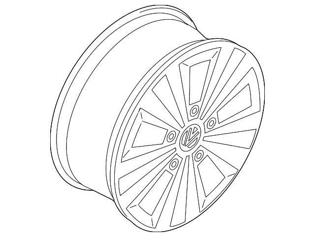 5GM-601-025-8Z8 Деталь WHEEL, ALLOY
