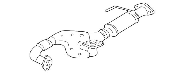 ZZC0-40-500B Деталь FRONT PIPE
