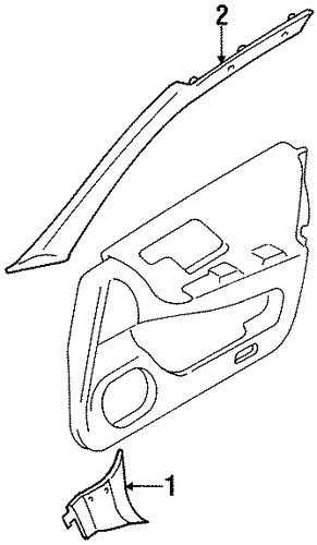Q45 INTERIOR TRIM - COWL