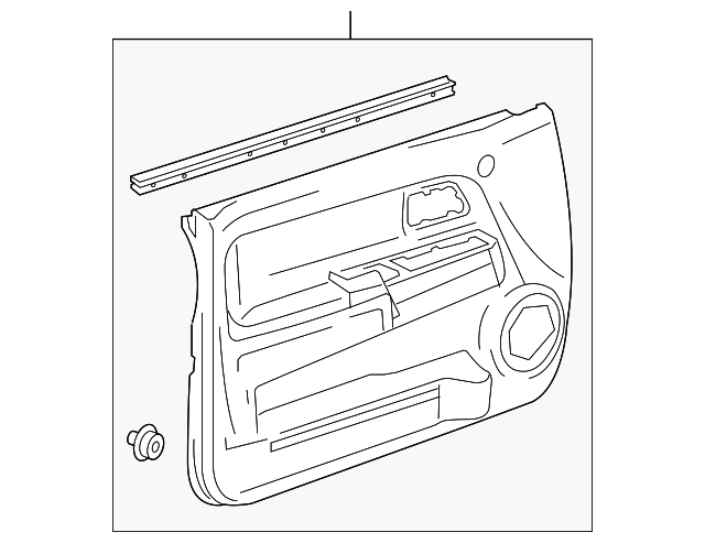 22759849 DOOR TRIM PANEL, LEFT