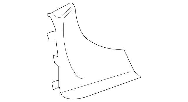 51-12-3-400-997 Деталь CORNER TRIM, LEFT