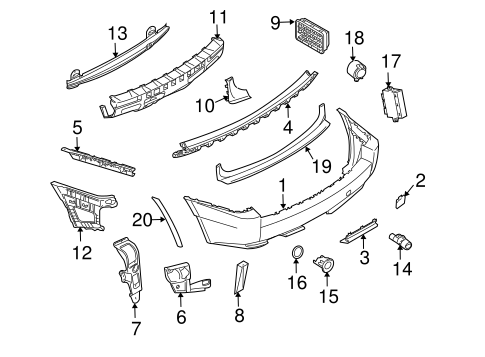 X3 BUMPER & COMPONENTS - REAR