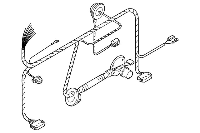 1C1-971-011 Деталь WIRE HARNESS