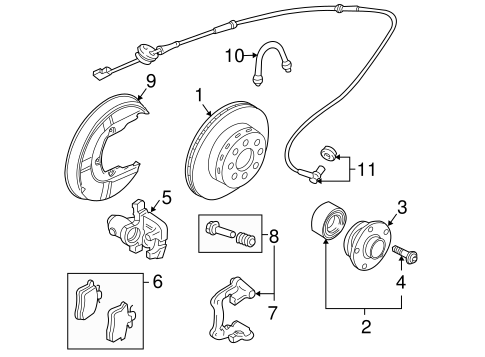 S4 BRAKE COMPONENTS 2