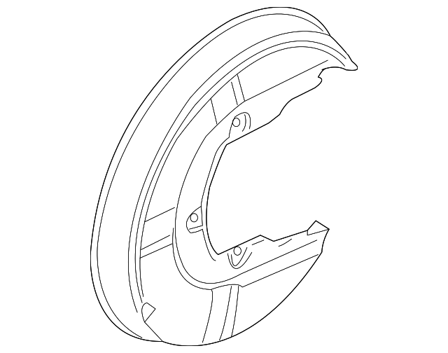 8E0-615-611-N Деталь SPLASH SHIELD, LEFT