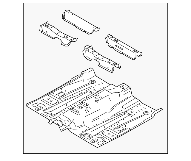 F2GZ-5811135-A Деталь FRONT FLOOR PAN