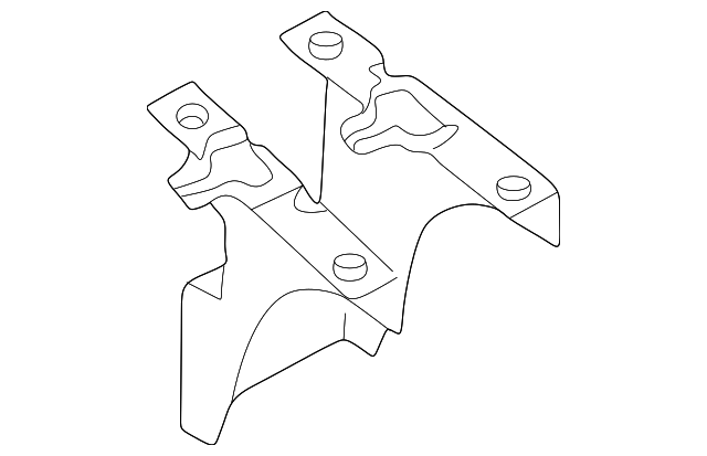 YL8Z10A666AA Деталь SUPPORT BRACKET