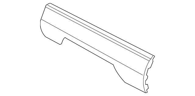 7B0-883-317-DE5 Деталь FRONT TRIM, RIGHT