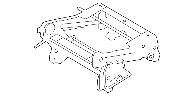 7B0-883-061-B Деталь SEAT FRAME, LEFT