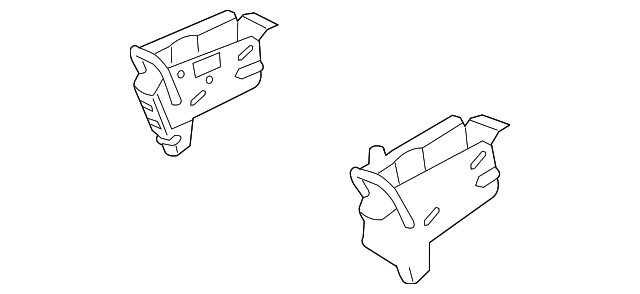 7B0-883-287 Деталь MOUNT BRACKET, LEFT