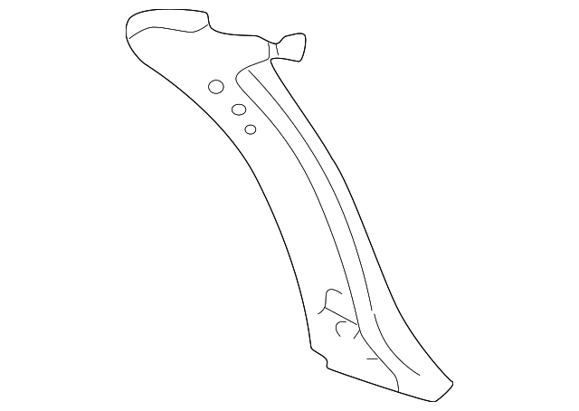 61626-02031 Деталь UPPER REINF, LEFT