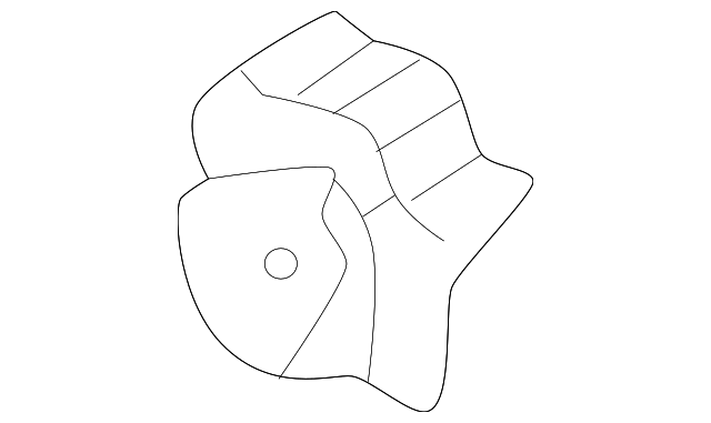 66384-12020 Деталь UPPER PANEL BRACKET, LEFT