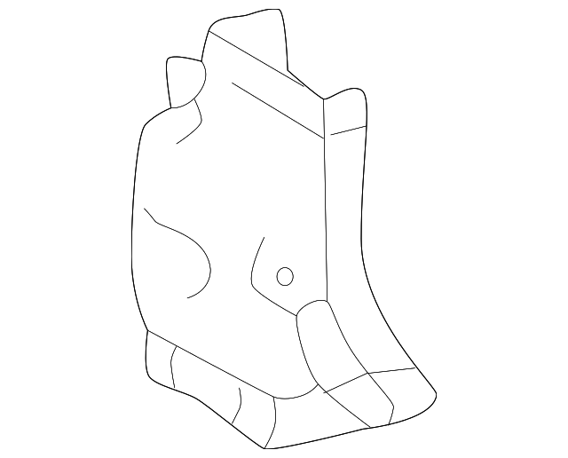 61627-02040 Деталь CORNER REINF, RIGHT