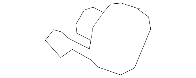 52163-06916 BUMPER COVER PLATE, RIGHT