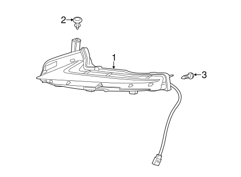 IS250 DAYTIME RUNNING LAMP COMPONENTS