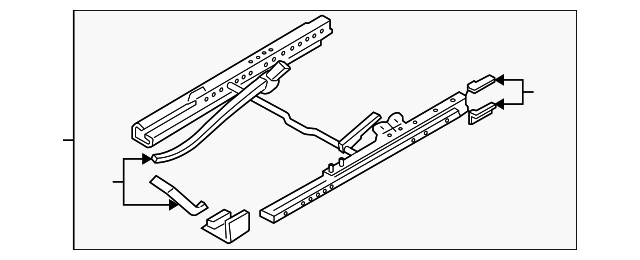 8N0-881-184 Деталь SEAT ADJUSTER, RIGHT
