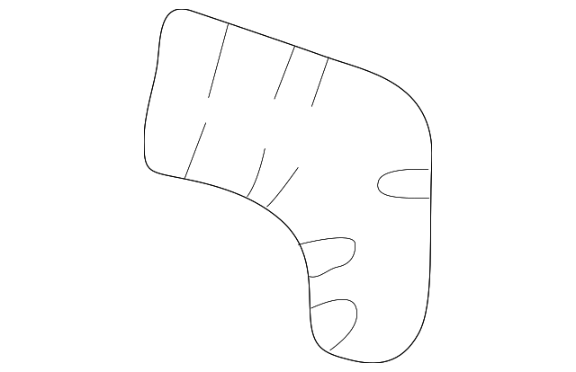 84776-2D000 INSTRUMENT PANEL LOWER BRACKET, RIGHT