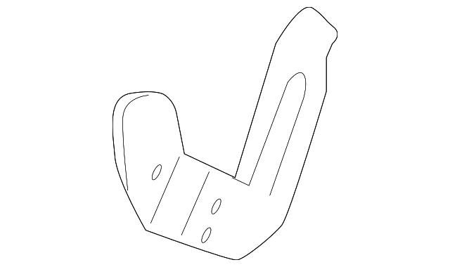 13506420 Деталь INNER FINISH PNL BRACKET