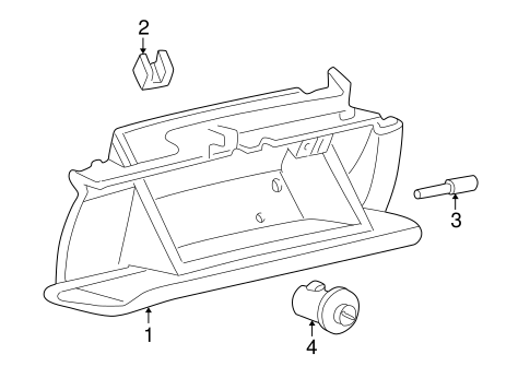 Corvette GLOVE BOX