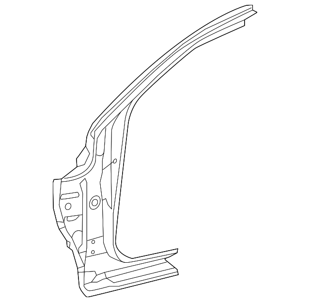 61131-04060 Деталь HINGE PILLAR, RIGHT