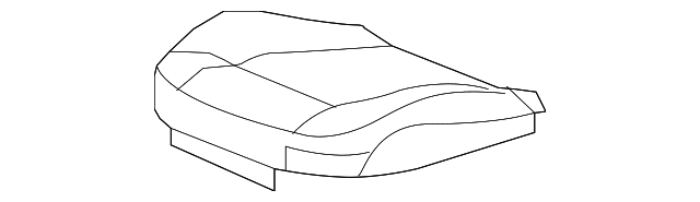 20799866 Деталь CUSHION COVER, LEFT