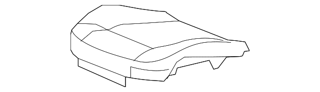 10388140 Деталь SEAT CUSHION PAD, LEFT