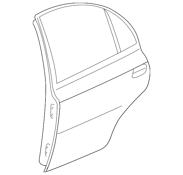 77003-FD100 Деталь DOOR SHELL, LEFT