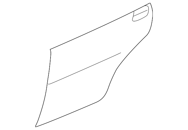 0K32A-73031B Деталь OUTER PANEL, LEFT
