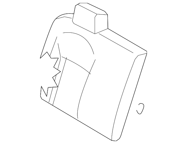 88620-JM05A SEAT BACK COVER, RIGHT