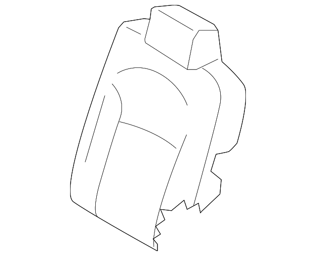 88670-JM05A SEAT BACK COVER, LEFT