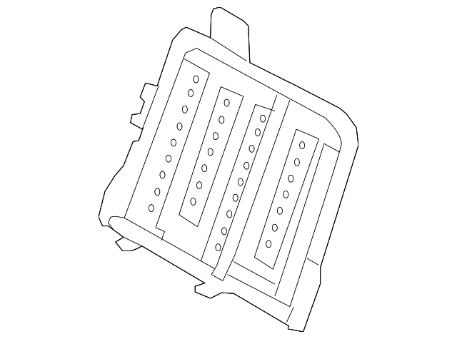88601-JM01A SEAT BACK FRAME, RIGHT