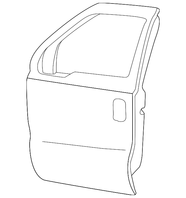 F81Z-2520125-BB Деталь DOOR SHELL, LEFT